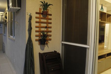 Varanda da Sala de apartamento para alugar com 2 quartos, 70m² em Barra Olímpica, Rio de Janeiro
