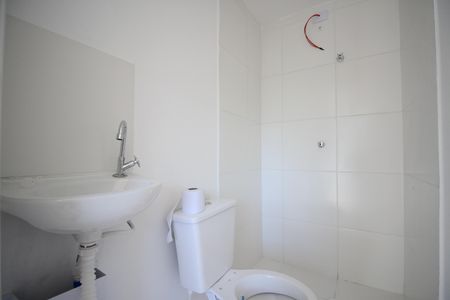 Banheiro de kitnet/studio à venda com 1 quarto, 18m² em Vila Andrade, São Paulo