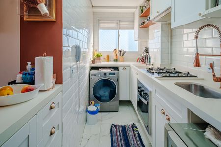 Cozinha de apartamento à venda com 2 quartos, 41m² em Jardim Alvorada (zona Oeste), São Paulo
