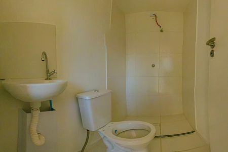 Banheiro de kitnet/studio para alugar com 1 quarto, 18m² em Vila Andrade, São Paulo