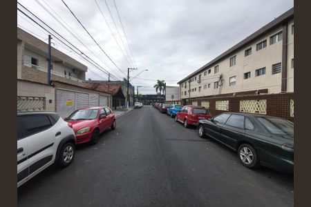 Vista da Rua de kitnet/studio para alugar com 1 quarto, 43m² em Guilhermina, Praia Grande