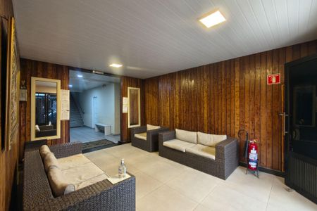 Studio para alugar com 43m², 1 quarto e sem vaga Studio para alugar com 43m², 1 quarto e sem vagaHall de entrada