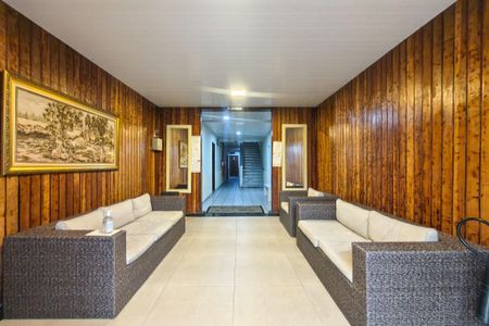 Studio para alugar com 43m², 1 quarto e sem vaga Studio para alugar com 43m², 1 quarto e sem vagaHall de entrada