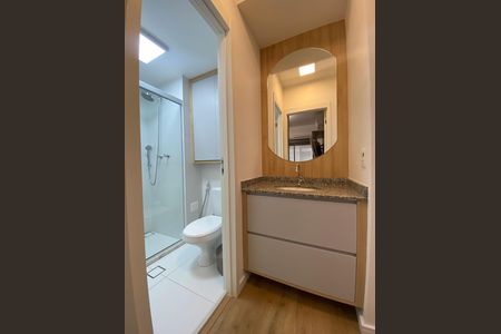 Banheiro de apartamento para alugar com 1 quarto, 45m² em Vila Sonia, São Paulo