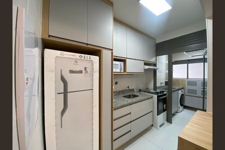 Cozinha de apartamento para alugar com 1 quarto, 45m² em Vila Sonia, São Paulo