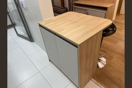 Cozinha de apartamento para alugar com 1 quarto, 45m² em Vila Sonia, São Paulo
