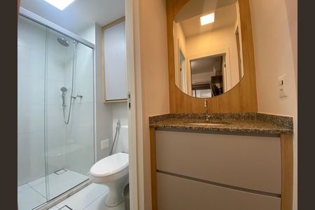 Banheiro de apartamento para alugar com 1 quarto, 45m² em Vila Sonia, São Paulo