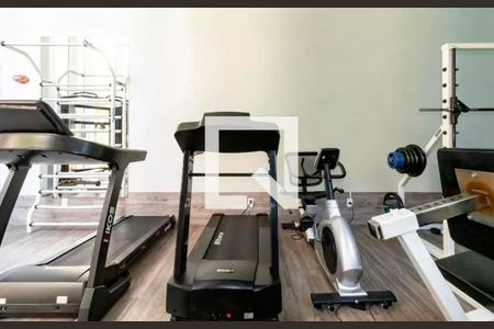 Área comum - Academia de apartamento para alugar com 1 quarto, 40m² em Indianópolis, São Paulo