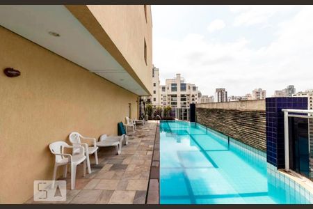 Área comum - Piscina de apartamento para alugar com 1 quarto, 40m² em Indianópolis, São Paulo