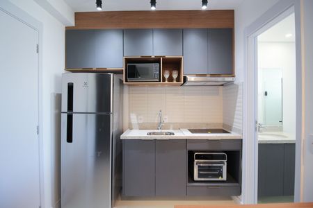 Studio para alugar com 30m², 1 quarto e sem vaga Studio para alugar com 30m², 1 quarto e sem vagaCozinha