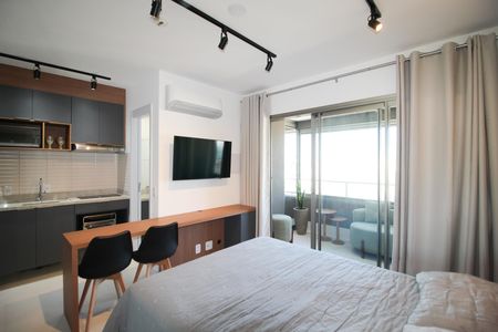 Studio para alugar com 30m², 1 quarto e sem vaga Studio para alugar com 30m², 1 quarto e sem vagaSuíte
