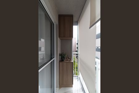 Varanda da Sala de apartamento à venda com 2 quartos, 40m² em Vila Água Funda, São Paulo