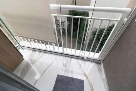 Varanda da Sala de apartamento à venda com 2 quartos, 40m² em Vila Água Funda, São Paulo