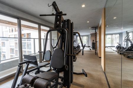 Apartamento para alugar com 38m², 1 quarto e sem vaga Apartamento para alugar com 38m², 1 quarto e sem vagaAcademia