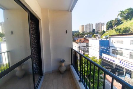 Varanda da Sala de apartamento para alugar com 2 quartos, 60m² em Centro, Niterói