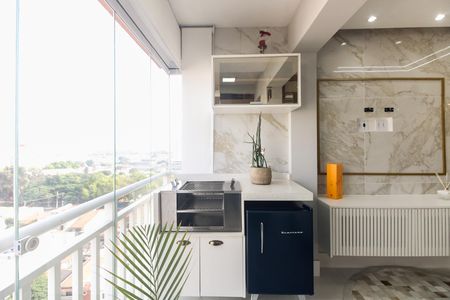 Varanda  de apartamento à venda com 2 quartos, 51m² em Tatuapé, São Paulo