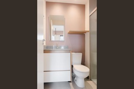 Studio para alugar com 25m², 1 quarto e sem vaga Studio para alugar com 25m², 1 quarto e sem vagaBanheiro
