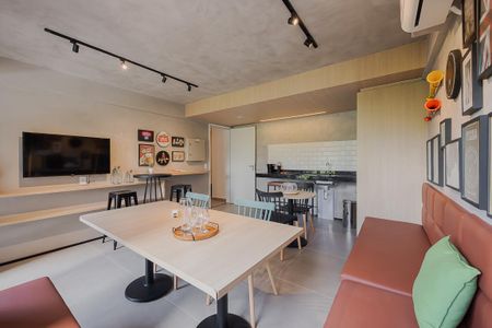 Studio para alugar com 25m², 1 quarto e sem vaga Studio para alugar com 25m², 1 quarto e sem vagaEspaço Gourmet