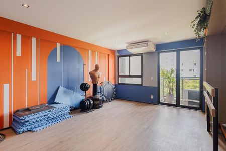 Studio para alugar com 25m², 1 quarto e sem vaga Studio para alugar com 25m², 1 quarto e sem vagaAcademia