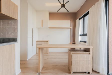 Studio para alugar com 25m², 1 quarto e sem vaga Studio para alugar com 25m², 1 quarto e sem vagaQuarto