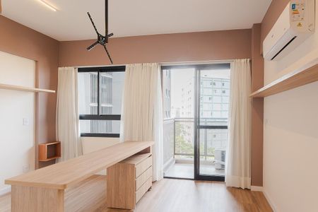 Studio para alugar com 25m², 1 quarto e sem vaga Studio para alugar com 25m², 1 quarto e sem vagaQuarto