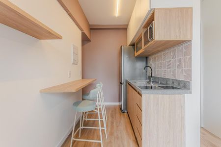 Studio para alugar com 25m², 1 quarto e sem vaga Studio para alugar com 25m², 1 quarto e sem vagaCozinha