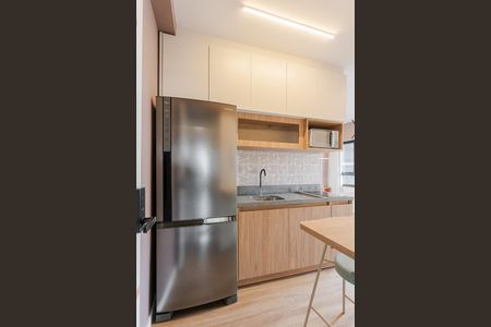 Studio para alugar com 25m², 1 quarto e sem vaga Studio para alugar com 25m², 1 quarto e sem vagaCozinha