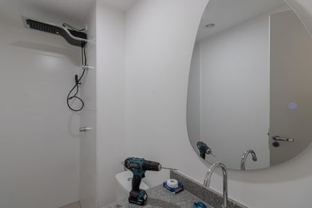 Studio para alugar com 27m², 1 quarto e sem vaga Studio para alugar com 27m², 1 quarto e sem vagaBanheiro