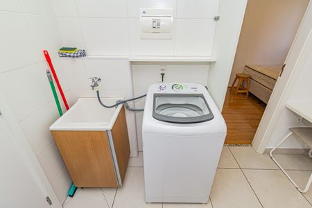 Detalhe da area de serviço de apartamento para alugar com 1 quarto, 27m² em Jardim Caravelas, São Paulo