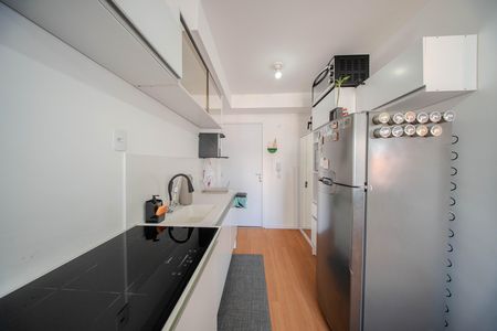 Cozinha de kitnet/studio à venda com 1 quarto, 24m² em Bela Vista, São Paulo