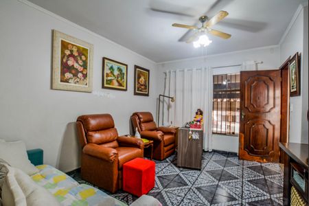 Sala de casa à venda com 3 quartos, 253m² em Vila Scarpelli, Santo André