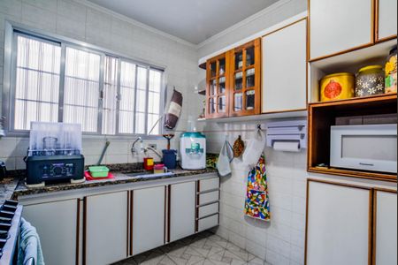 Cozinha de casa à venda com 3 quartos, 253m² em Vila Scarpelli, Santo André