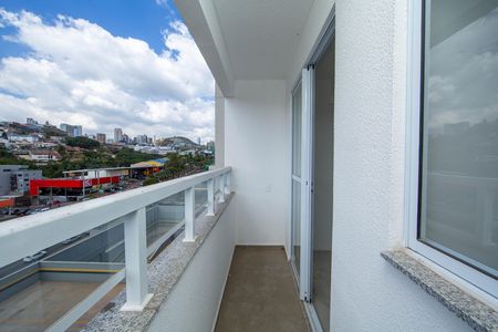 VARANDA de apartamento à venda com 3 quartos, 59m² em Estoril, Belo Horizonte