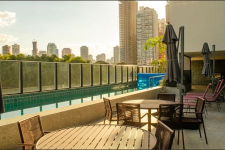 Área comum - Piscina de apartamento para alugar com 2 quartos, 75m² em Setor Pedro Ludovico, Goiânia