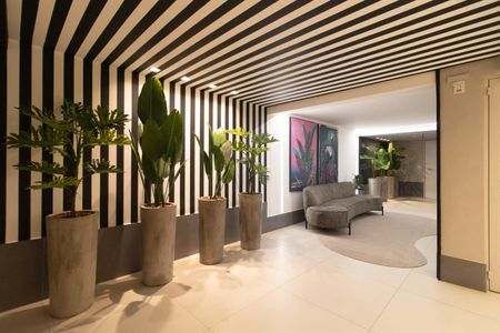Apartamento para alugar com 34m², 1 quarto e 1 vaga Apartamento para alugar com 34m², 1 quarto e 1 vagaHall social