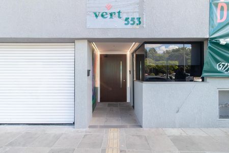 Apartamento para alugar com 34m², 1 quarto e 1 vaga Apartamento para alugar com 34m², 1 quarto e 1 vagaFachada