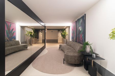 Apartamento para alugar com 34m², 1 quarto e 1 vaga Apartamento para alugar com 34m², 1 quarto e 1 vagaHall social
