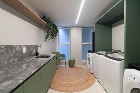 Apartamento para alugar com 34m², 1 quarto e 1 vaga Apartamento para alugar com 34m², 1 quarto e 1 vagaLavanderia