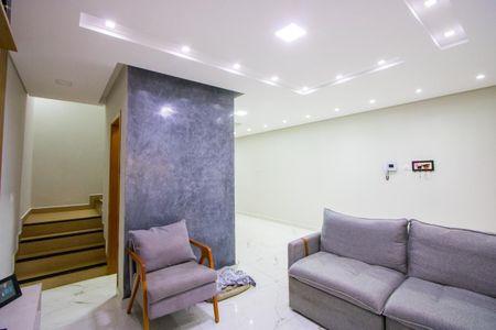 Sala de casa para alugar com 3 quartos, 140m² em Vila Floresta, Santo André