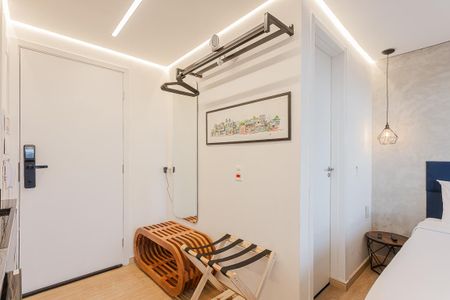 Cozinha de kitnet/studio para alugar com 1 quarto, 28m² em Pinheiros, São Paulo