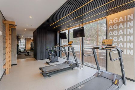 Studio para alugar com 24m², 1 quarto e sem vaga Studio para alugar com 24m², 1 quarto e sem vagaAcademia