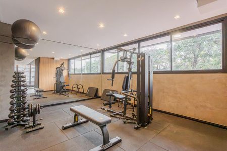 Studio para alugar com 24m², 1 quarto e sem vaga Studio para alugar com 24m², 1 quarto e sem vagaAcademia