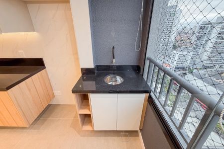 Área de Serviço e Varanda de kitnet/studio para alugar com 1 quarto, 28m² em Ipiranga, São Paulo