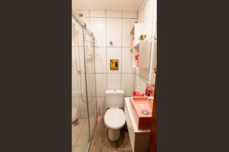 Banheiro de apartamento à venda com 2 quartos, 55m² em Santa Terezinha, Santo André