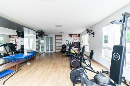 Área comum - Academia de apartamento para alugar com 1 quarto, 80m² em Vila Paulista, São Paulo