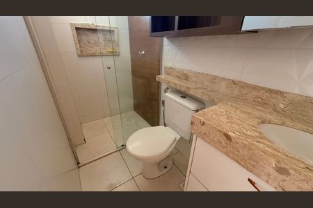 Banheiro da Suíte de apartamento para alugar com 2 quartos, 65m² em Vila Rosa, Goiânia