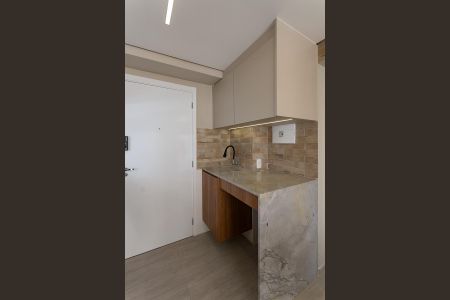 Cozinha Americana de apartamento para alugar com 2 quartos, 35m² em Várzea da Barra Funda, São Paulo