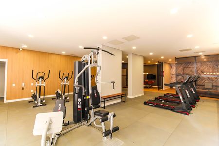 Área comum - Academia de kitnet/studio à venda com 1 quarto, 29m² em Belenzinho, São Paulo