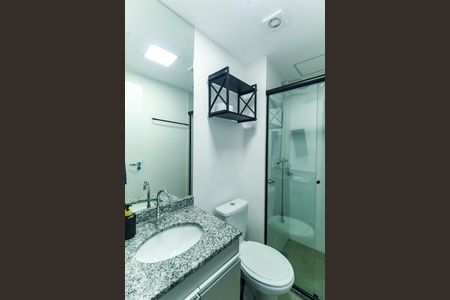 Banheiro de kitnet/studio à venda com 1 quarto, 29m² em Belenzinho, São Paulo