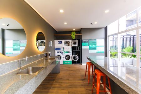Studio para alugar com 29m², 1 quarto e sem vaga Studio para alugar com 29m², 1 quarto e sem vagaLavanderia